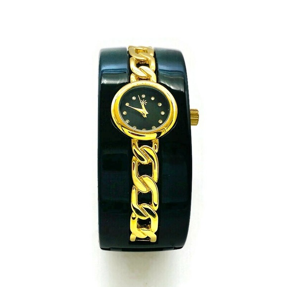 Isaac Mizrahi Live! Unique Bangle Analog Watch main image 10